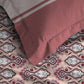 Urban Comfort Delicate Blush Single Bedsheet With 1 Pillow Cover, 144TC, 100% Cotton, Multicolor