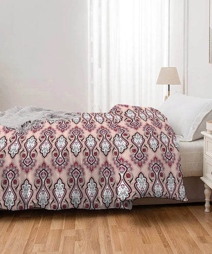 Urban Comfort Single AC Blanket/Comforter, Delicate Blush Pink|120 GSM Polyester