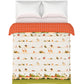 Juniors , 144 Tc, 100% Cotton ,Double Comforter, Wildlife Safari