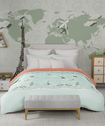Juniors Double AC Blanket/Comforter, Atlas|144 TC Cotton