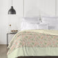 Road To Jaipur Afreen Beige Double Comforter, 210TC, 100% Cotton, Ornamental, Beige