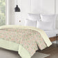 Road To Jaipur Afreen Beige Double Comforter, 210TC, 100% Cotton, Ornamental, Beige