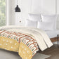Road To Jaipur Shalimar Terracotta Double Comforter, 210TC, 100% Cotton, Ornamental, Yellow