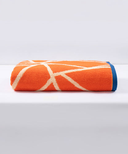 Classic Fashion Graham Bath Towel, 500 Gsm, 100% Cotton, Abstract