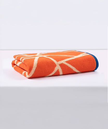 Classic Fashion Graham Bath Towel, 500 Gsm, 100% Cotton, Abstract