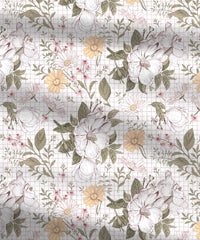 Soft Comfort King Bedsheet Set, Backyard| 210 TC Cotton|2 Pillow Covers
