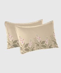 Soft Comfort Pillow Covers Set, Backyard| 210 TC Cotton