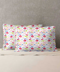 Soft Comfort Pillow Covers Set, Sweet Temptation| 210 TC Cotton