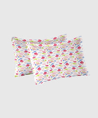 Soft Comfort Pillow Covers Set, Sweet Temptation| 210 TC Cotton