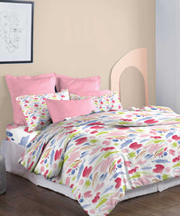 Soft Comfort Bedding Set, Sweet Temptation| 210TC, 200GSM Cotton|4 Pc Set