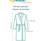 1Pc Medium Bathrobe