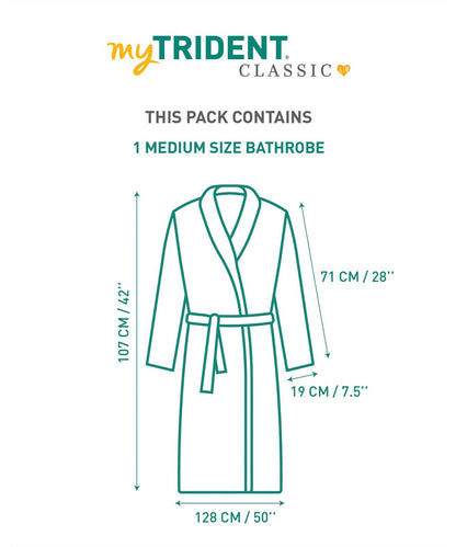 1Pc Medium Bathrobe