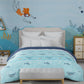 Juniors , 144 Tc, 100% Cotton ,Double Comforter, Into The Blue