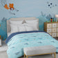 Juniors , 144 Tc, 100% Cotton ,Double Comforter, Into The Blue