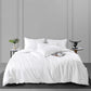 Nectarsoft King Solid Bedsheet Set, White| 600 TC Cotton| 4 Pillow Covers