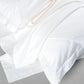 Nectarsoft King Solid Bedsheet Set, White| 600 TC Cotton| 4 Pillow Covers