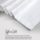 Nectarsoft King Solid Bedsheet Set, White| 600 TC Cotton| 4 Pillow Covers