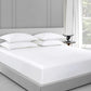 Nectarsoft King Solid Bedsheet Set, White| 600 TC Cotton| 4 Pillow Covers