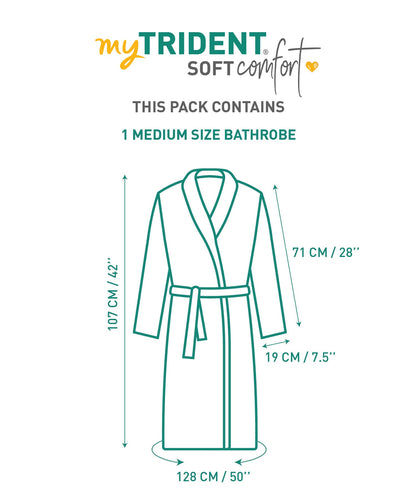 1Pc Medium Bathrobe