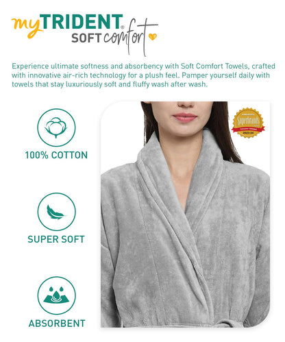 1Pc Medium Bathrobe