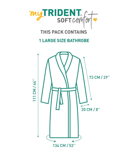 1Pc Large Bathrobe