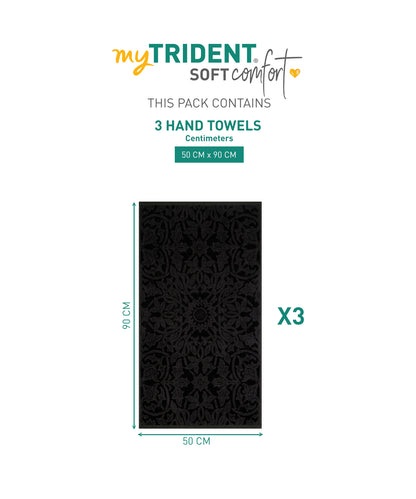 3Pc Hand Towel Set