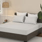 Home Essential Pastel Poetry King Bedsheet With 2 Pillow Cover, 100% Cotton, 144 TC, Coco