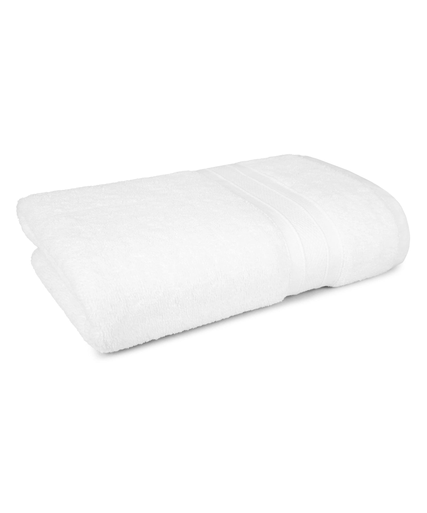 Soft Comfort White Air Rich Technology Bath Towel, 100% Cotton, 509 GSM, White