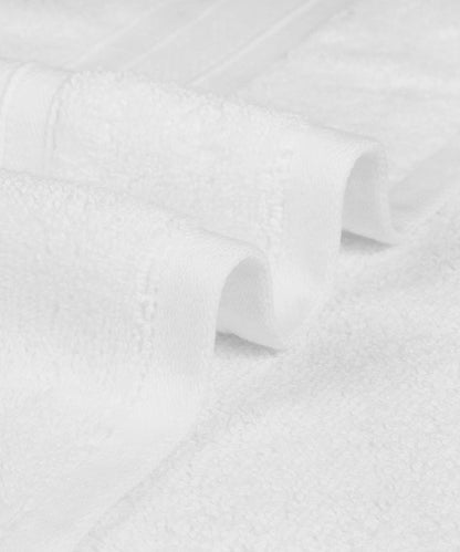 Soft Comfort White Air Rich Technology Bath Towel, 100% Cotton, 509 GSM, White