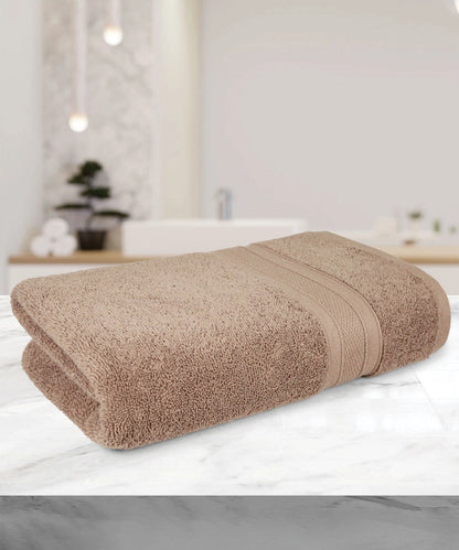 Soft Comfort Acorn Air Rich Technology Bath Towel, 100% Cotton, 509 GSM, Brown