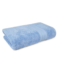 Soft Comfort 1Pc Bath Towel, Allure Blue|509 GSM Cotton|Air Rich Technology