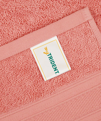 Soft Comfort Coral Air Rich Technology Bath Towel, 100% Cotton, 509 GSM, Coral