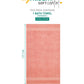 Soft Comfort Coral Air Rich Technology Bath Towel, 100% Cotton, 509 GSM, Coral