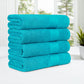 Soft Comfort Teal Air Rich Technology 4Pc Bath Towel, 100% Cotton, 509 GSM, Blue