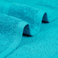 Soft Comfort Teal Air Rich Technology 4Pc Bath Towel, 100% Cotton, 509 GSM, Blue