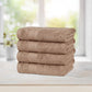 Soft Comfort Acorn Air Rich Technology 4Pc Hand Towel, 100% Cotton, 509 GSM, Brown