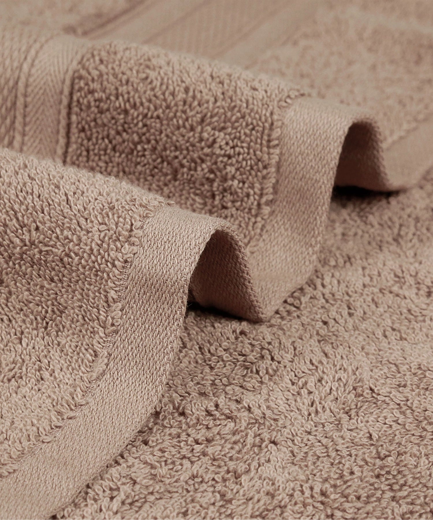 Soft Comfort Acorn Air Rich Technology 4Pc Hand Towel, 100% Cotton, 509 GSM, Brown