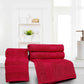 Soft Comfort 4Pc Hand Towel Set, Crimson Red|509 GSM Cotton|Air Rich Technology