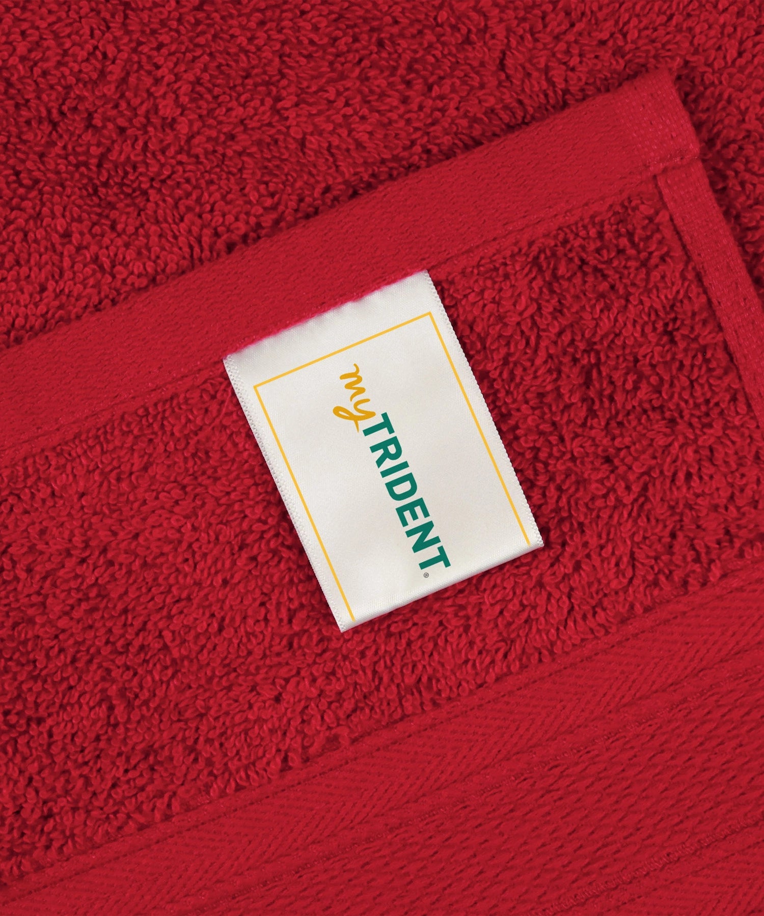 Soft Comfort 4Pc Hand Towel Set, Crimson Red|509 GSM Cotton|Air Rich Technology