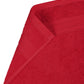 Soft Comfort 4Pc Hand Towel Set, Crimson Red|509 GSM Cotton|Air Rich Technology