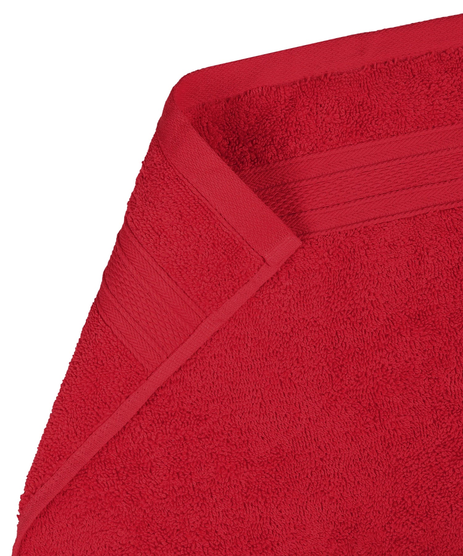 Soft Comfort 4Pc Hand Towel Set, Crimson Red|509 GSM Cotton|Air Rich Technology