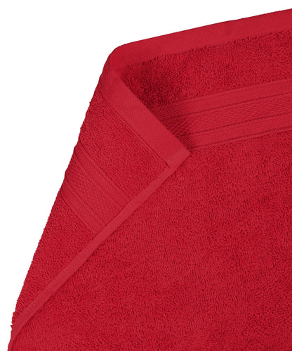 Soft Comfort 4Pc Hand Towel Set, Crimson Red|509 GSM Cotton|Air Rich Technology