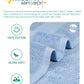 Soft Comfort Alure Air Rich Technology 4Pc Hand Towel, 100% Cotton, 509 GSM, Blue
