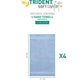 Soft Comfort Alure Air Rich Technology 4Pc Hand Towel, 100% Cotton, 509 GSM, Blue