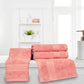 Soft Comfort Coral Air Rich Technology 4Pc Hand Towel, 100% Cotton, 509 GSM, Coral