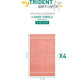 Soft Comfort Coral Air Rich Technology 4Pc Hand Towel, 100% Cotton, 509 GSM, Coral