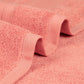 Soft Comfort Coral Air Rich Technology 4Pc Hand Towel, 100% Cotton, 509 GSM, Coral