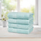 Soft Comfort Nile Blue Air Rich Technology 4Pc Hand Towel, 100% Cotton, 509 GSM, Blue