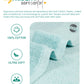 Soft Comfort Nile Blue Air Rich Technology 4Pc Hand Towel, 100% Cotton, 509 GSM, Blue