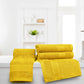 Soft Comfort Mustard Yellow Air Rich Technology 4Pc Hand Towel, 100% Cotton, 509 GSM, Yellow